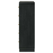 Coaster Furniture Cavelle Black 5 Drawer Chest