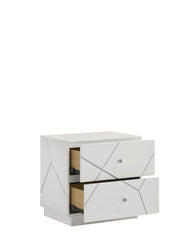 Galaxy Home Manhattan White Nightstand