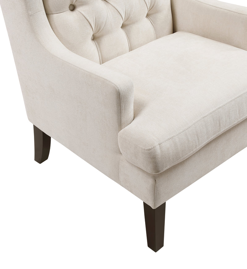 Home Elegance Quent Beige Accent Chair