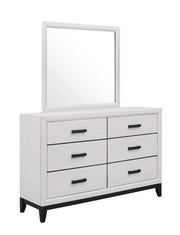Global Furniture Kate White Drawer Dresser