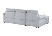 Global Furniture U0301 Grey Pull Out Sofa Bed