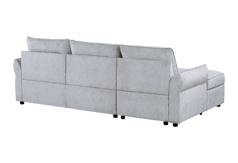 Global Furniture U0301 Grey Pull Out Sofa Bed