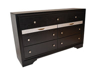 Galaxy Home Matrix Black Wood Dresser