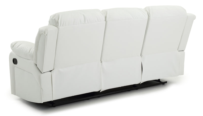 Glory Furniture Daria White Reclining Sofa