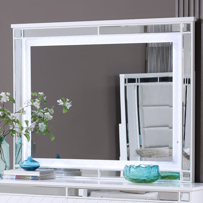 Glory Furniture Livorno White Mirror