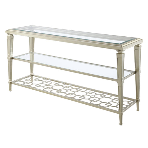 Acme Furniture Zaba Champagne Rectangle Sofa Table