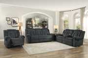 Home Elegance Nutmeg Gray 3pc Living Room Set
