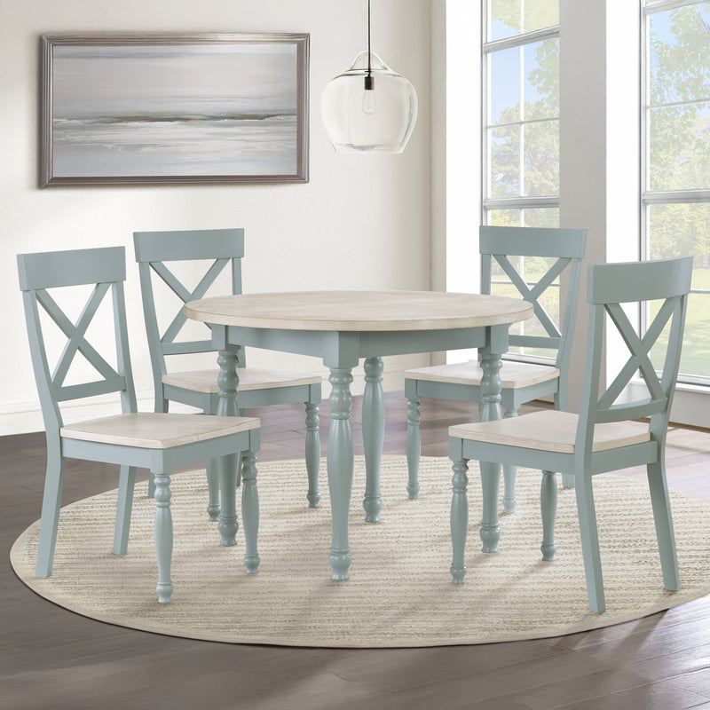 Steve Silver Darcy Green 5pc Dining Set