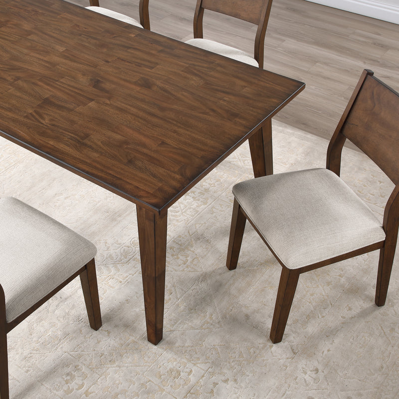 Steve Silver Canton Brown 72 Inch Dining Table