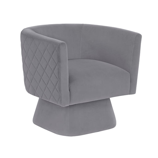 Home Elegance Candace Gray Swivel Chair