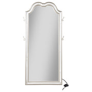 Coaster Furniture Evangeline Silver Oak Full Length Led Floor Mirror