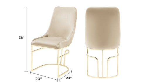 2 Galaxy Home Emrald Gray Gold Chairs