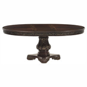 Home Elegance Deryn Park Cherry Metallic 5pc Dining Room Set