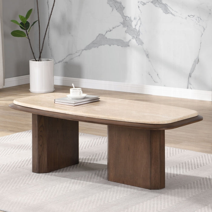 Acme Furniture Kasha Walnut Coffee Table