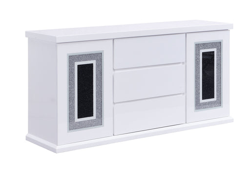 Global Furniture Monaco White Buffet