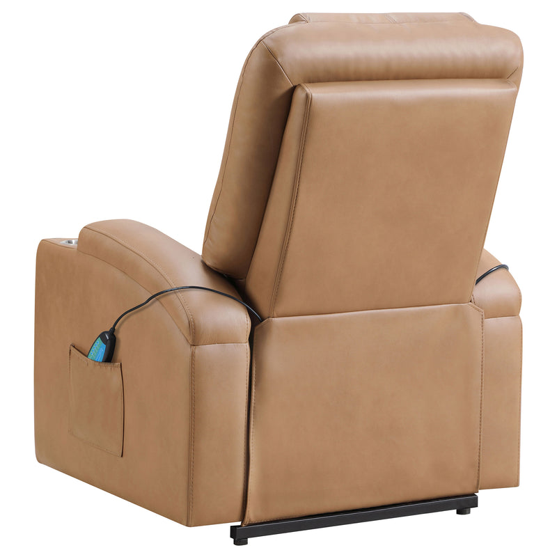 Coaster Furniture Armstrong Black Power Lift Massage Recliner