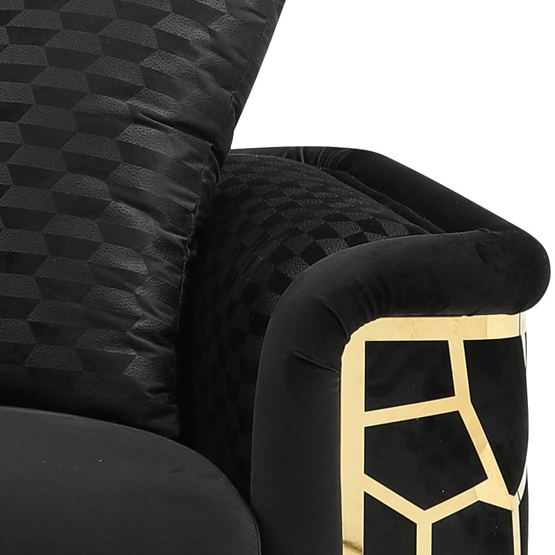 Glory Furniture Talia Black Sofa
