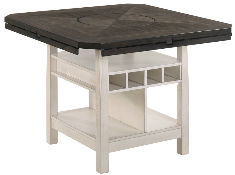 Crown Mark Conner Chalk Grey Counter Height Table