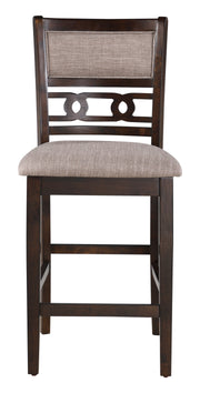 New Classic Furniture Gia Cherry 42 Inch Square 5pc Counter Height Set