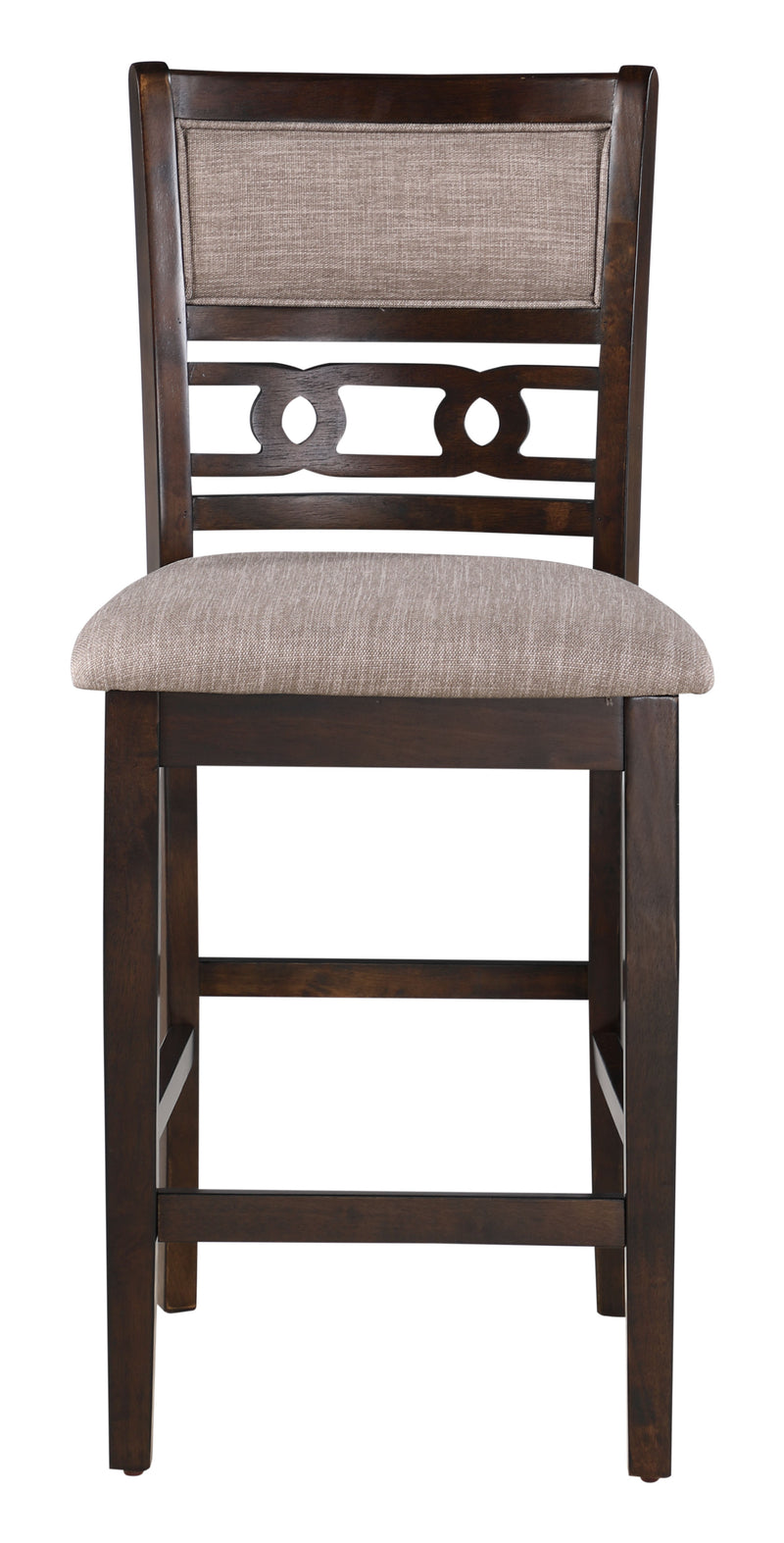 New Classic Furniture Gia Cherry 42 Inch Square 5pc Counter Height Set