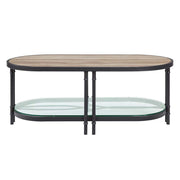 Acme Furniture Brantley Oak Sandy Black Coffee Table