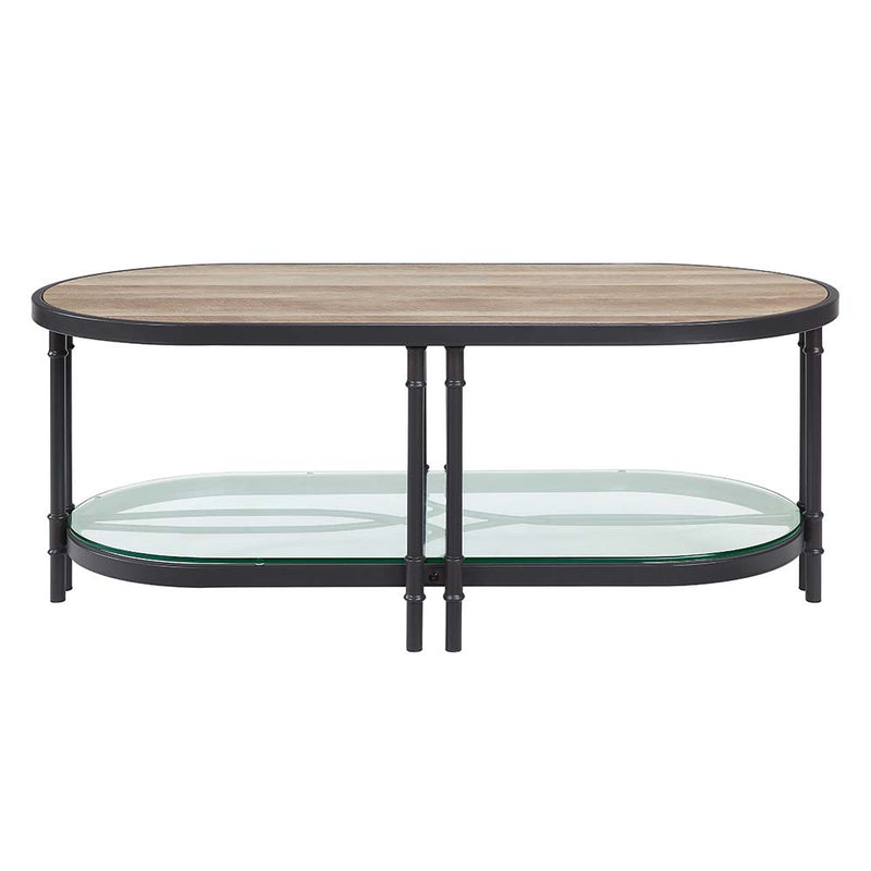 Acme Furniture Brantley Oak Sandy Black Coffee Table