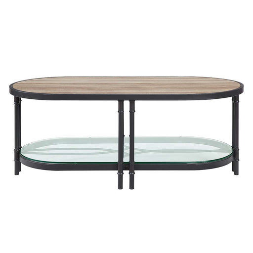 Acme Furniture Brantley Oak Sandy Black Coffee Table