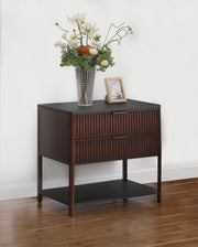 Coaster Furniture Zimmerlee Rust Brown Side Table