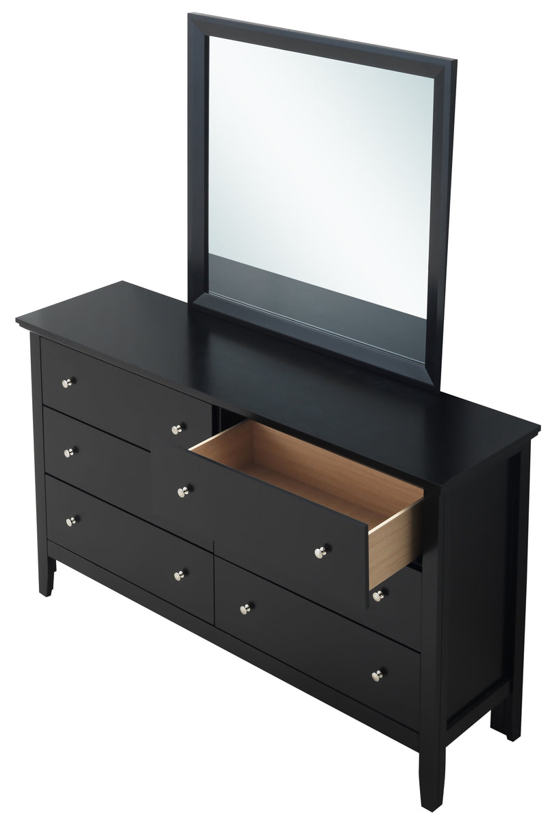 Glory Furniture Primo Silver Champagne Dresser and Mirror