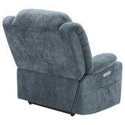 Coaster Furniture Houston Slate Blue Power Lift Recliner
