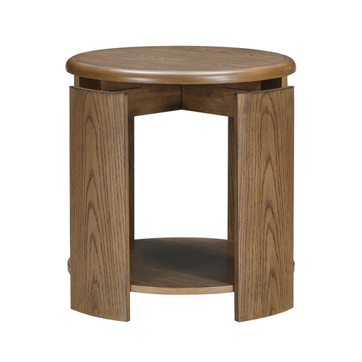 Home Elegance 1 Shelf Round End Table