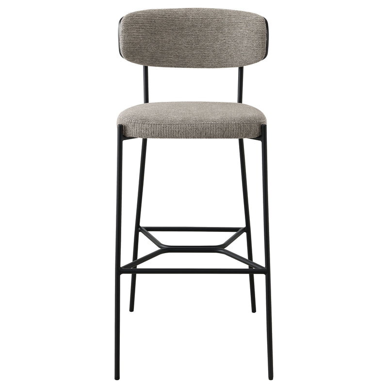 2 Coaster Furniture Elison Grey Pub Height Bar Stools