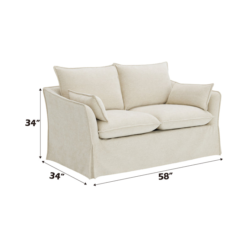 Acme Furniture Shane Beige 2pc Living Room Set