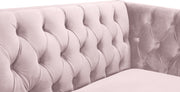 Meridian Furniture Michelle Cream Velvet Loveseat