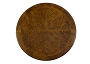 New Classic Furniture Gia Brown PU 42 Inch 3pc Drop Leaf Dining Set