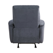 Home Elegance Artem Blue Power Rocker Reclining Chair