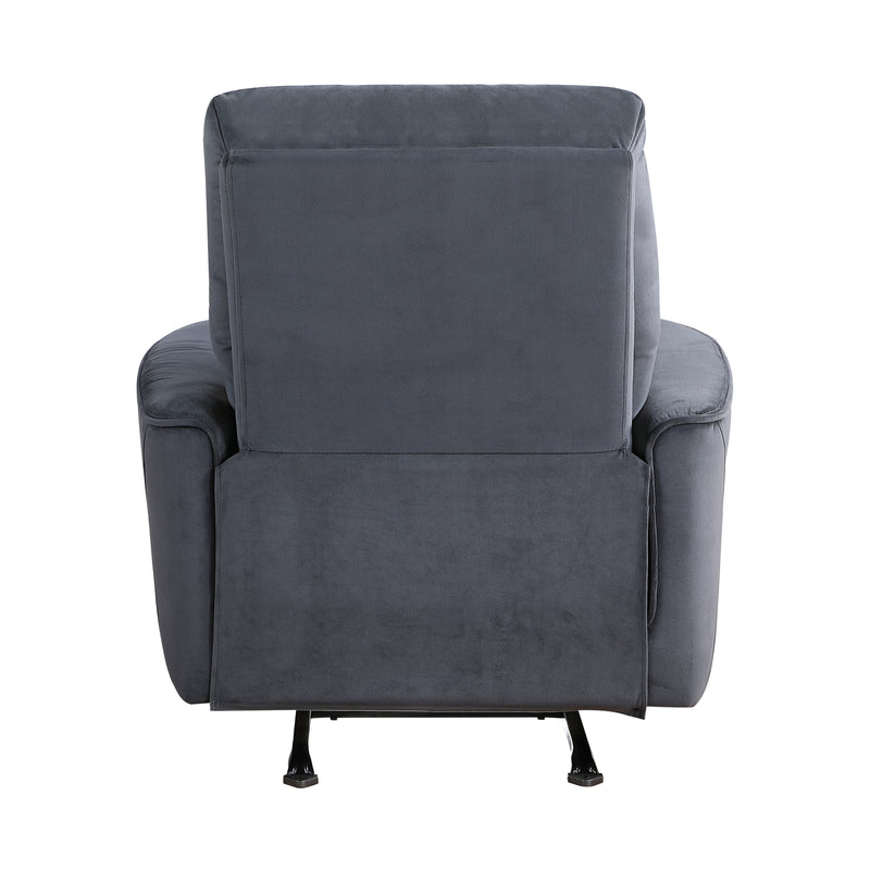 Home Elegance Artem Blue Power Rocker Reclining Chair