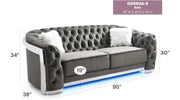 Glory Furniture Sapphire Black Sofa