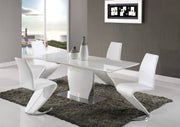Global Furniture D2279-D9002 White 5pc Dining Room Set