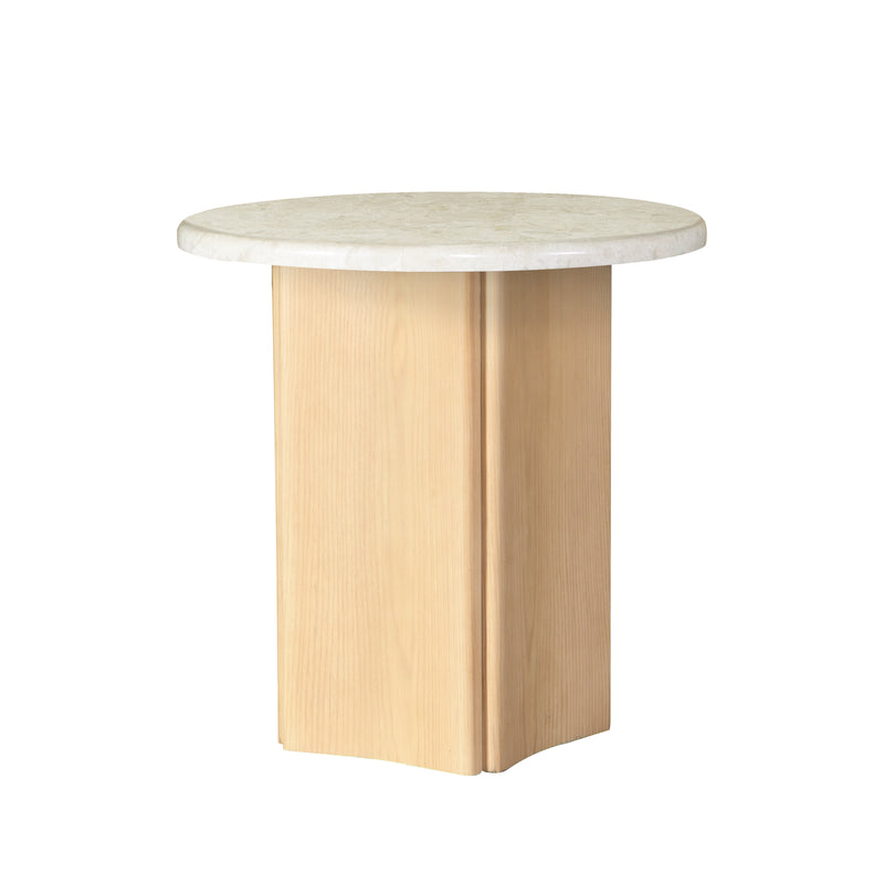 Acme Furniture Qwin Natrual Oak End Table