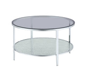 Steve Silver Frostine Silver 3pc Coffee Table Set