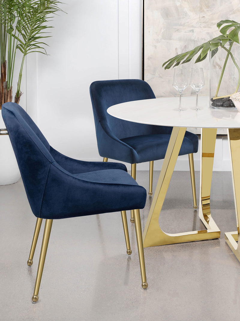 2 Coaster Furniture Mayette Ivory Side Chairs