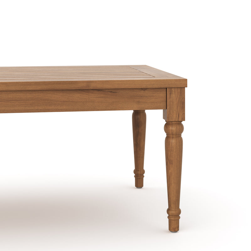 New Classic Furniture Savannah Natural Outdoor Coffee Table
