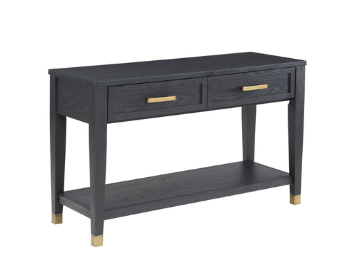 Steve Silver Yves Rubbed Charcoal Sofa Table