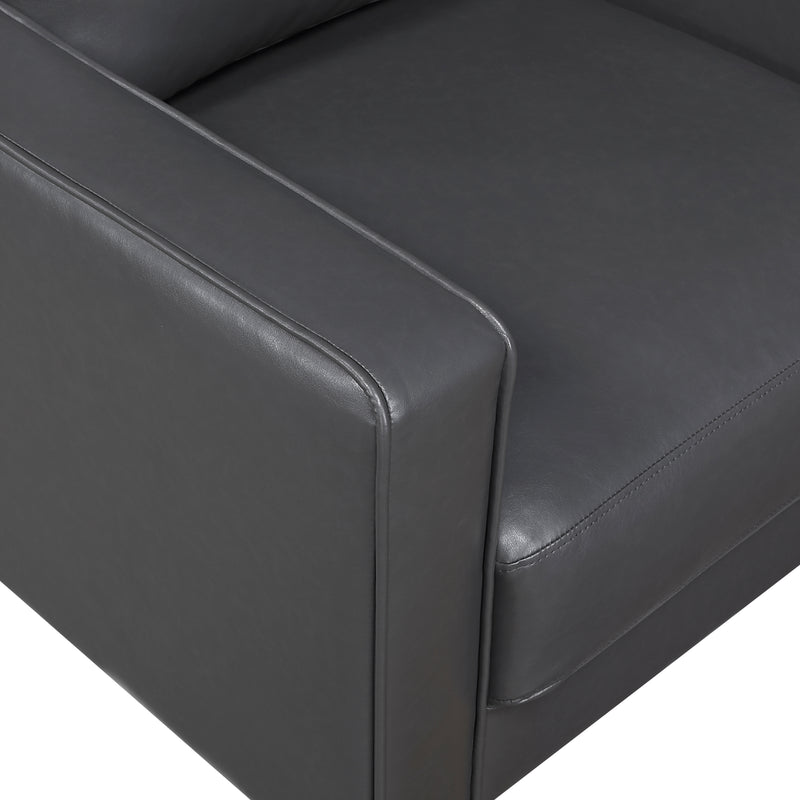 Home Elegance Malcolm Dark Gray Sofa