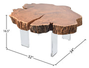 Meridian Furniture Woodland Natural Wood Coffee Table