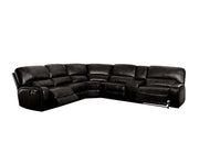 Acme Furniture Saul Black Power Motion Sectional