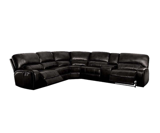 Acme Furniture Saul Black Power Motion Sectional