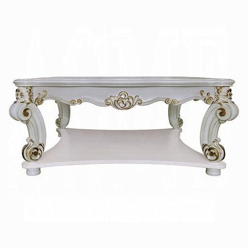 Acme Furniture Vendome Antique Pearl 3pc Square Coffee Table Set