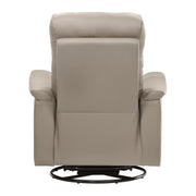 Home Elegance Bristow Blue Gray Swivel Glider Reclining Chair